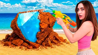 Limpiador ASMR en la playa |Andie