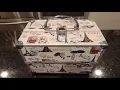 Makeup Train Case Cosmetic Box Cosmetic Organizer Review Lightweight lock broken
