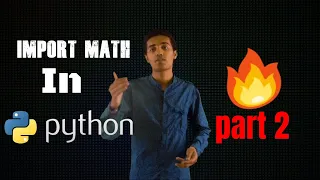 Import math module in python part 2 Python tutorial in Hindi Learn python with comppoint