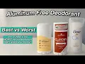 Natural Deodorant SHOWDOWN the ONE Natural Deodorant you SHOULDN T BUY Best vs Worst