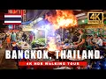 Download Lagu BANGKOK, Thailand 4K Walking Tour - Night Market Food Tour | 4K HDR 60fps