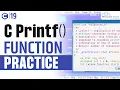 Printf Function in C Programming with Example Practical Proof