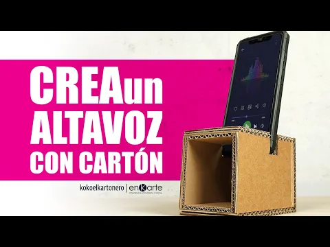 Download MP3 ✅   CREA un ALTAVOZ ECOLÓGICO y NATURAL | AMPLIFICADOR de CARTÓN | DIY speaker | Eco-friendly