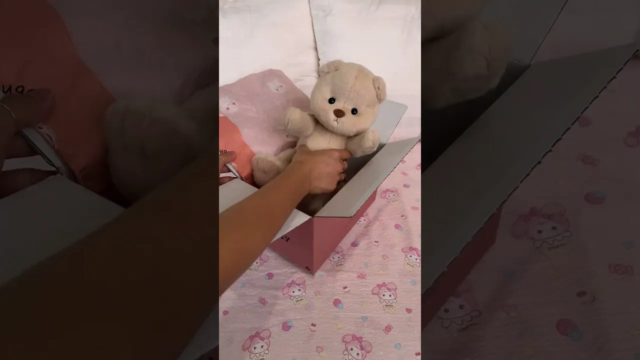 Teddy Bear & Charming Pink Bunny Set - 12 Inches