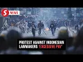 Download Lagu Indonesian police clash with protesters against parliamentarians' salaries