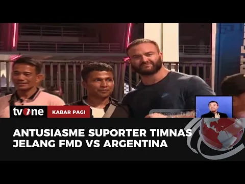 Jelang Argentina Vs Indonesia Stadion GBK Dipenuhi Supporter