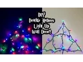 DIY Deathly Hallows light up wall decor