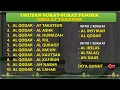 URUTAN BACAAN SURAT PENDEK DAN WITIR SHOLAT TARAWIH