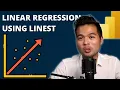 PREDICT THE FUTURE with LINEAR REGRESSION How to use LINEST function Beginners Guide to Power BI