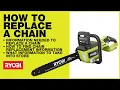 RYOBI How to find the right replacement chainsaw chain