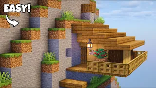 Minecraft Easy Hillside Base Tutorial