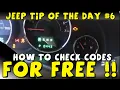 How to check codes for FREE Jeep tip of the day