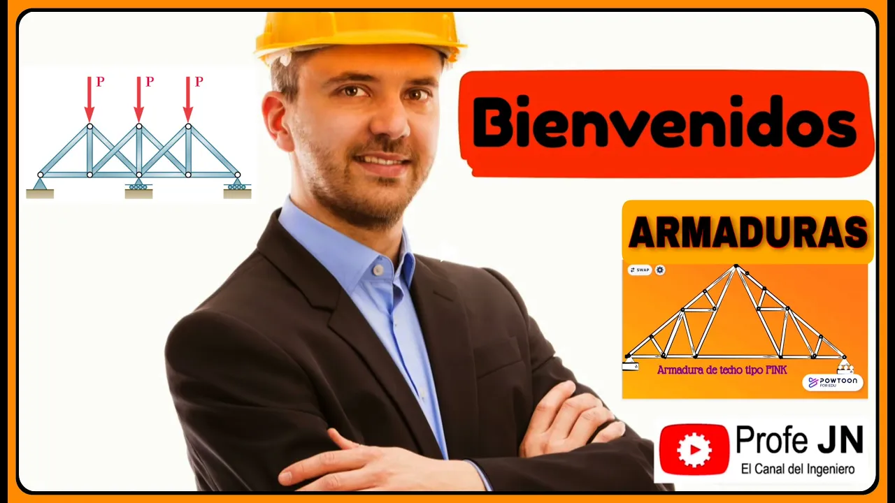 ARMADURAS MÉTODO DE NODOS - CLASES DE ARMADURAS ESTRUCTURALES - # Estructuras