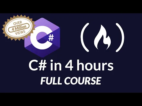 C# Tutorial - Full Course for Beginners - YouTube thumbnail