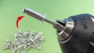 Not Everyone Knows This Secret Insert Rivet Into Drill And See What Happens Creation Tips 
