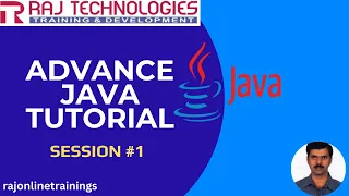 Advance Java Tutorial for Beginners Session - 1 HTML rajonlinetrainings