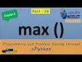 python max function in hindi with example