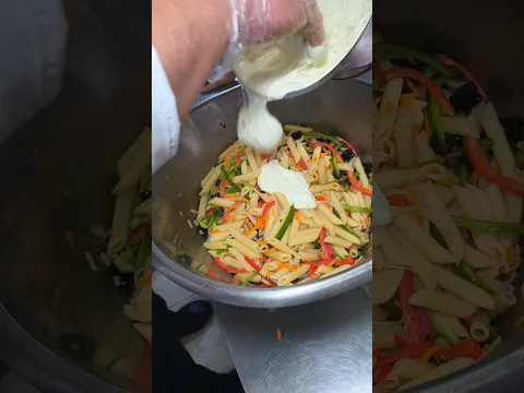 طريقة تحضير سلطة المعكرونة بالتونة سهلة وسريعة التحضير ‼️😋👋🏻 #short #shorts