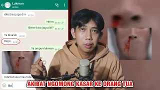 Download AKIBAT NGOMONG KASAR KE ORANG TUA 😱 | CHAT HISTORY HORROR INDONESIA TERSERAM MP3