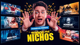 MÉTODO INOVADOR!📢Como Criar MINIATURAS para CADA nicho com IA + Chatgpt IMPOSSÍVEL de ser ignoradas!