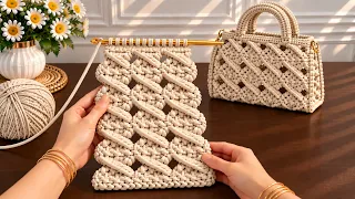 DON’T MISS THIS! 😍 How to Easy Tunisian Crochet Stitch | Headband, Bag Handle & More