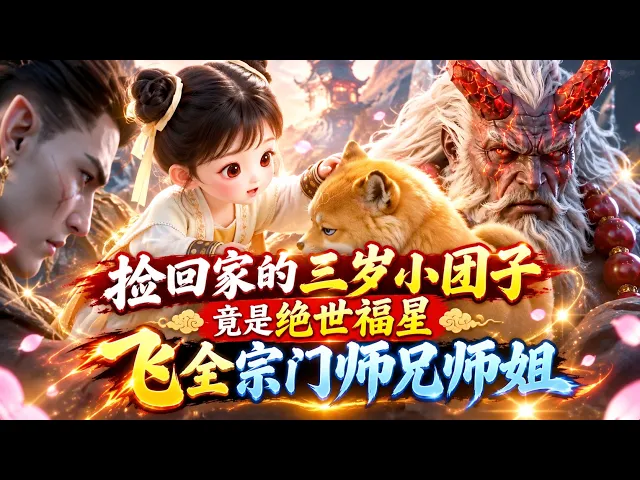 一口气看完丨捡回家的三岁小团子竟是绝世福星!带飞全宗门师兄师姐