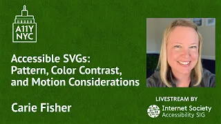 Accessible SVGs Pattern Color Contrast and Motion - Carie Fisher