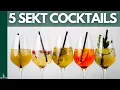 Lagu 5 Sekt Cocktails die JEDER mag! 🍾 (Schnell + Einfach)