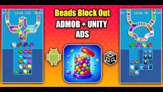 Beads Block Out Sort Puzzle 3D Game Unity Source Code with Admob and Unity Ads Integrated
