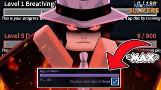 How To Get Max Demon Rank Progression Fast In Project Slayers Update 1 5