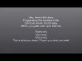 INXS - What U Need (Lyrics)