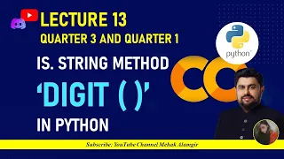 isdigit string in python isdigit method python isdigit