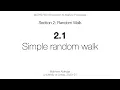 MATH2750 2 1 Simple random walk