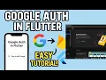 Flutter Google Sign-In with Firebase Easy Authentication Tutorial 2025