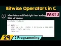 Bitwise Operators in C Part 3