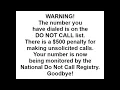 Are you tired of unsolicited calls