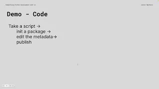 Modern Python Packaging with uv