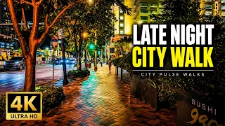Las Olas Boulevard Night Walk in Fort Lauderdale FL 4K Walking POV