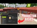 BASIC GUIDE TO PRODUCTIONS - Farming Simulator 25