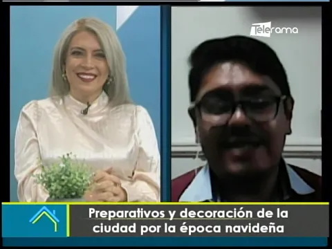 Preparativos y decoración de la ciudad por la época navideña