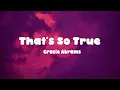 Download Lagu Gracie Abrams - That’s So True (Lyrics)