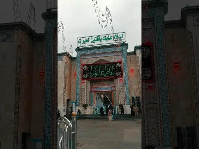 ⁣ألا يا من بــتـربـتِــه الــشــفــاءُ    لـكَ الــدنـيـا ومَــن فيها فداءُ#shorts
