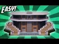 Minecraft How To Build A Modern Mansion House Tutorial