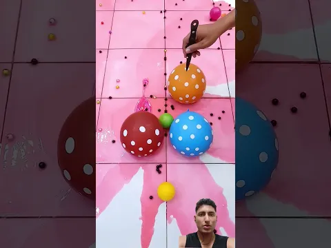 Wow, Colourful water balloons#viralshorts #amazing #satisfying #gadgests