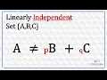 Linearly Independent Set