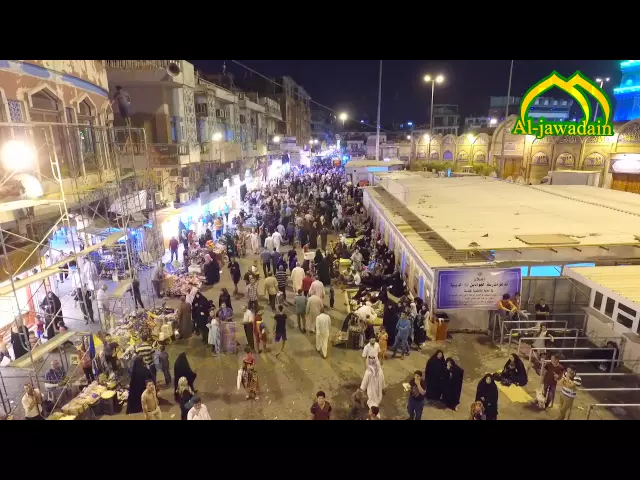 ⁣جولة ليلية من الطائرة لاجواء العتبة الكاظمية المقدسة