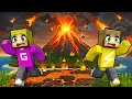 Vulkaan Uitbarsting Overleven In Minecraft!