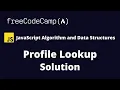 Profile Lookup - JavaScript Algorithms and Data Structures FreeCodeCamp Solution