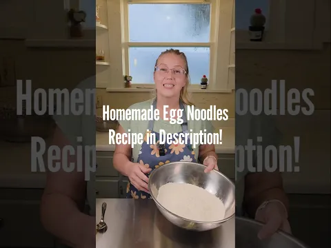 How to Make Homemade Egg Noodles From Scratch