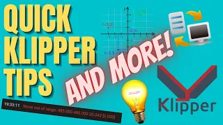 Quick Klipper Tips - Expanding your 3dp toolkit